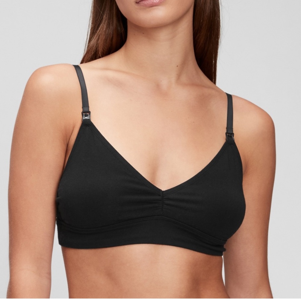 GAP Body Maternity Stretch Cotton Nursing Bralette Set of 2